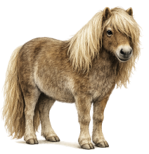 Mini-Shetlandpony